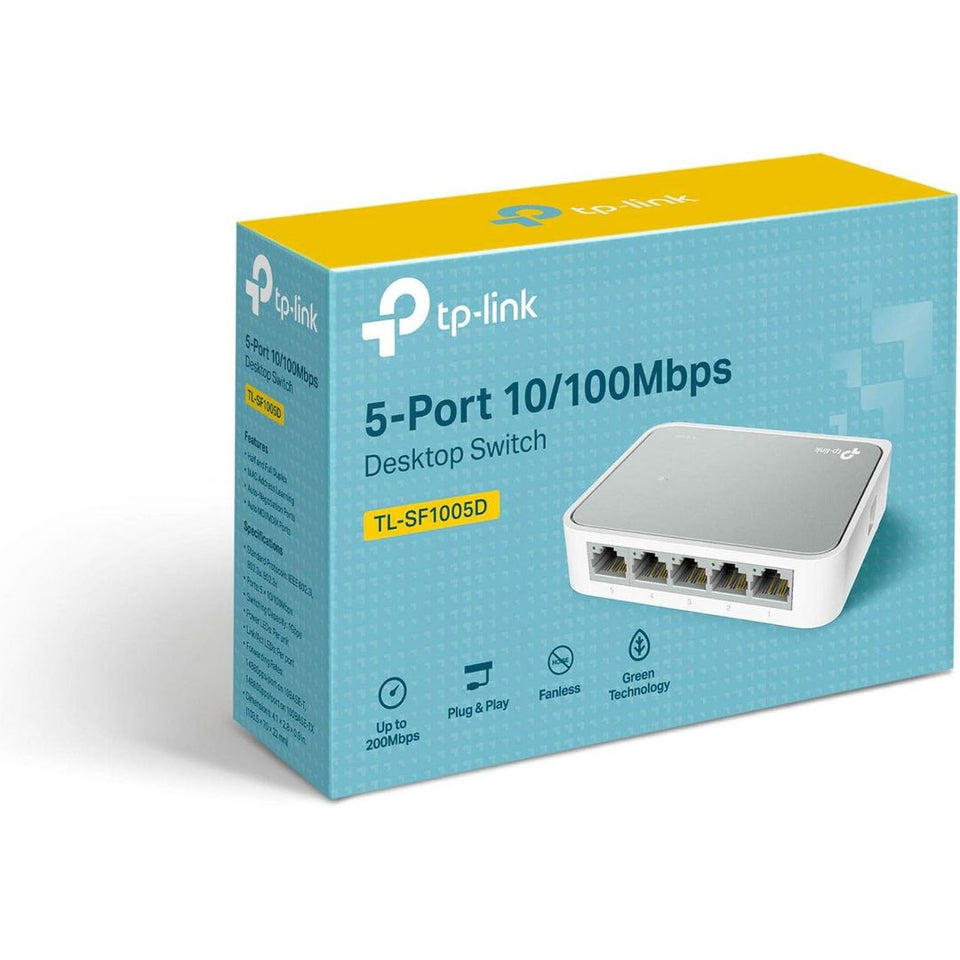 TP-Link TL-SF1005D 5-Port Fast Ethernet Desktop Switch